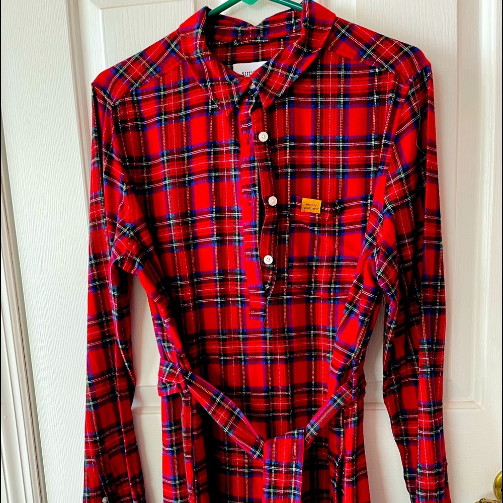 Red and Black plaid dress,never worn